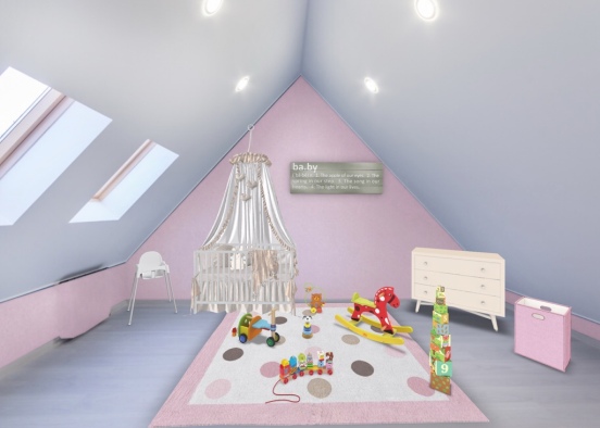 babys room Design Rendering