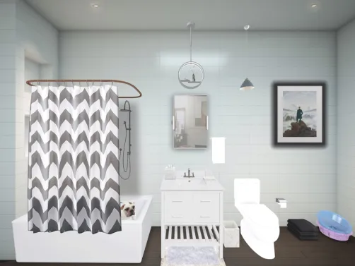 Light Colored Bathroom