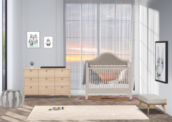 Babies Room Design Rendering