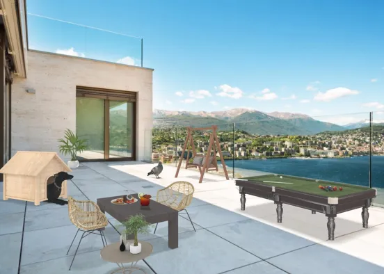 the luxury balcony 🌴 Design Rendering