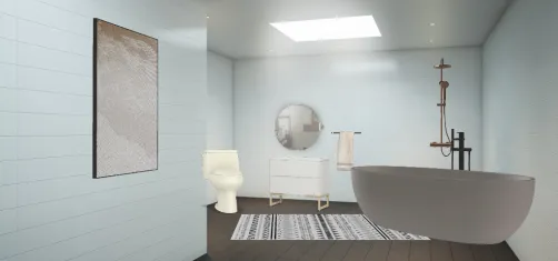 Beige bathroom 