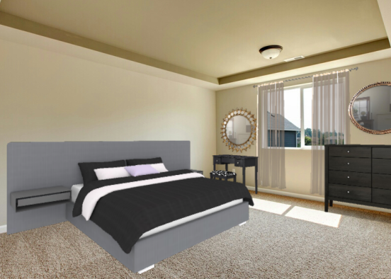 Simple bedroom for me #part1 Design Rendering