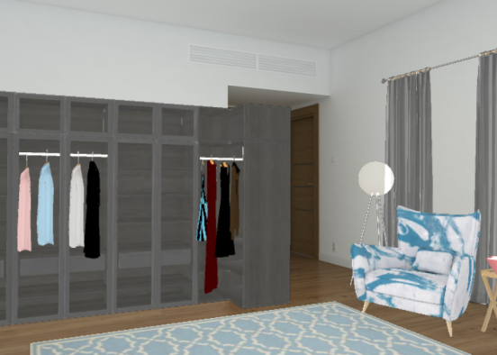 Simple closet Design Rendering