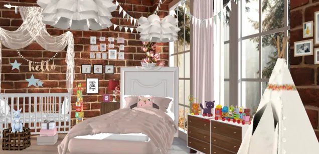 Baby girl bedroom 