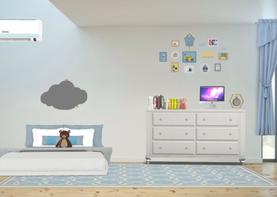 quarto infantil masculino 🤠 Design Rendering