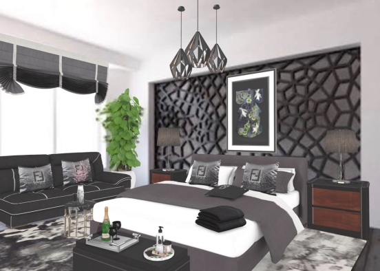 A Luxury Suite Design Rendering