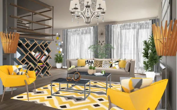 Professional interior design created with Homestyler 3D design software