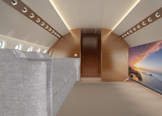 first class jet Design Rendering