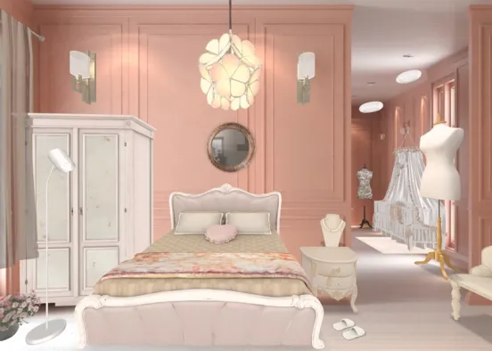 Princess bedroom  Design Rendering