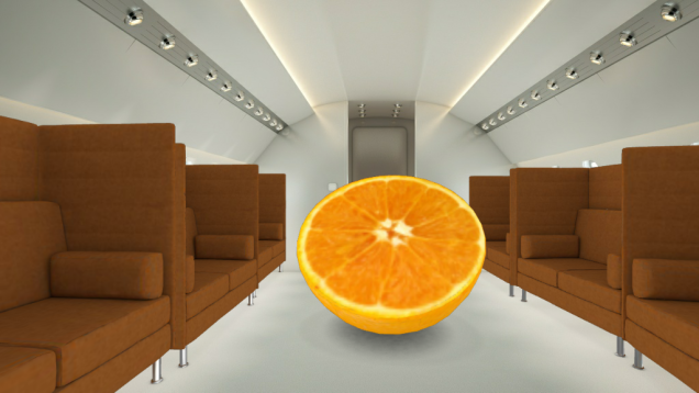 Orange takes a trip.