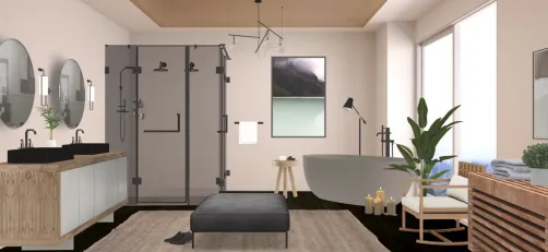 Earthy Contemporary Bathroom