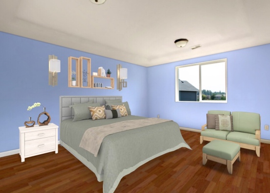 Woodsie Bedroom Design Rendering
