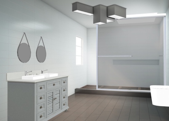 please notice how the light matches the sink  Design Rendering