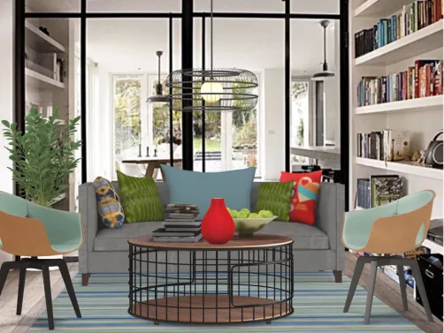Comfortable cosy living room. 