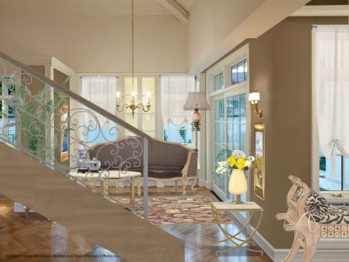 Elegant front room. Enter in style