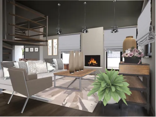 Rustic industrial inspired