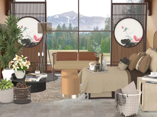 mountain lodge