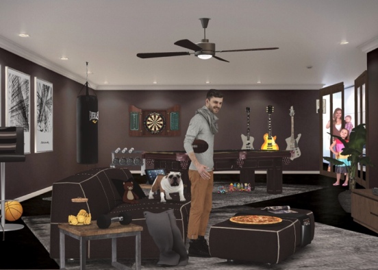 dads playroom ... and maybe some  Design Rendering