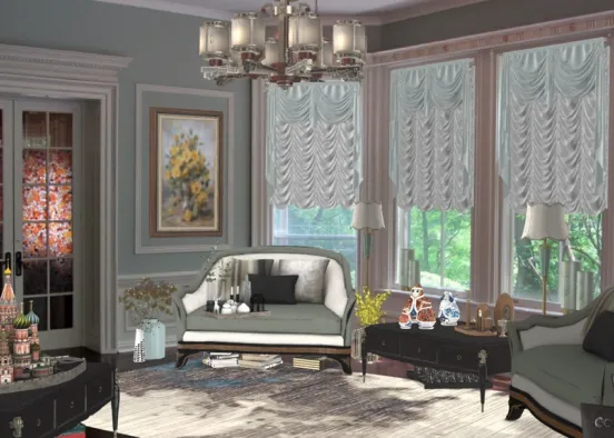 # family room  Визуализация дизайна