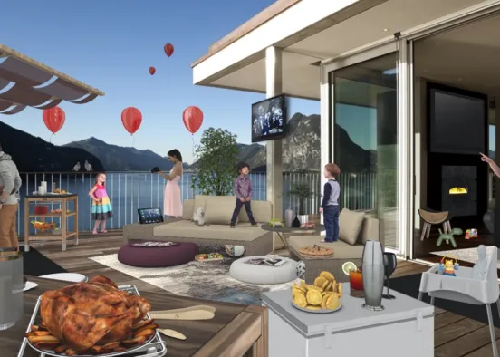 # relax, it’s a bbq Визуализация дизайна