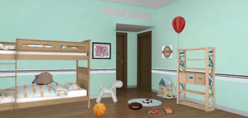 Children's bedroom ou chambre d enfant