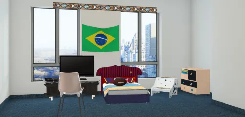 Football childrens bedroom 