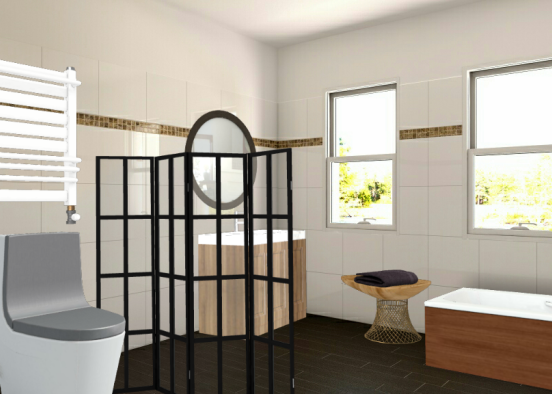 La salle de bain (the bathroom) Design Rendering