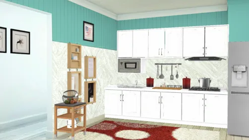 Small apartment kitchen