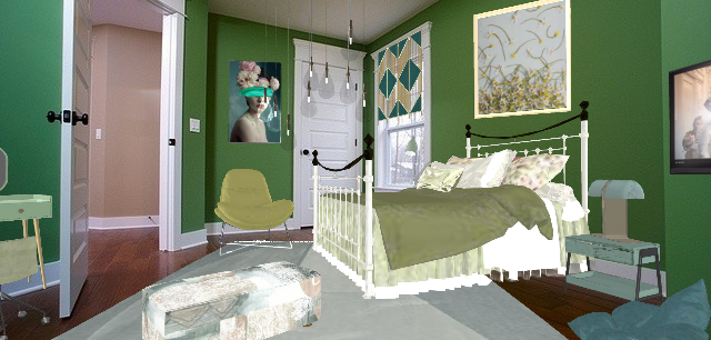 Nina bedroom Design Rendering