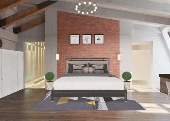 dull pallet colours bedroom 🛌 Design Rendering