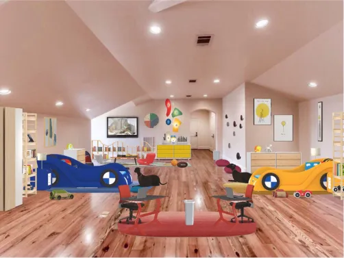 Js SharedTemplates: Twin Boys Room for Entertaining Friends