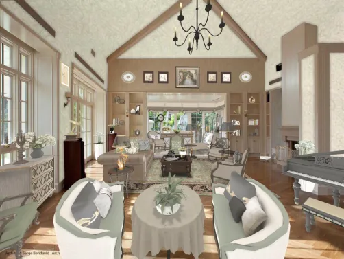 Homestyler Templates: Modern Victorian Style