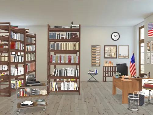 high-school library 