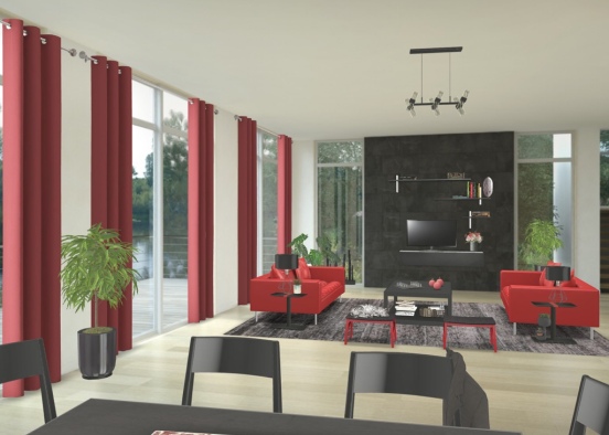 Red obsession  Design Rendering