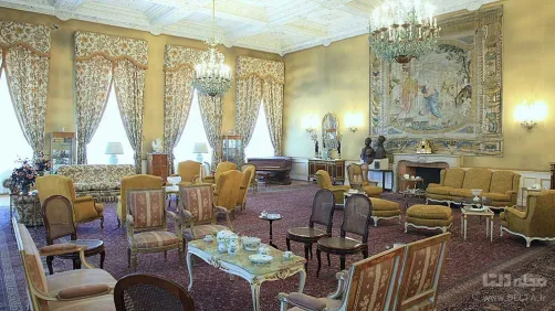My favorite design from the Niavaran palace is the Kingdom of Iran many years ago