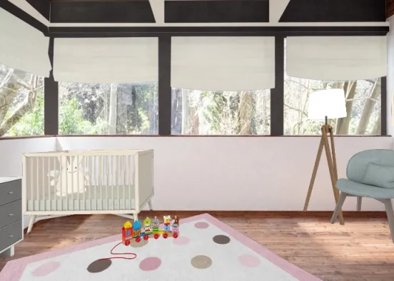 Chambre de bébé 🕊 Design Rendering