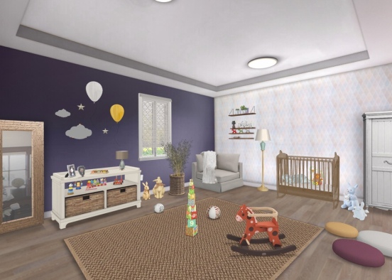 BABY & KİDS ROOM Design Rendering