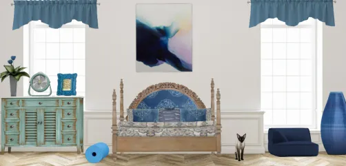 blue sea bedroom