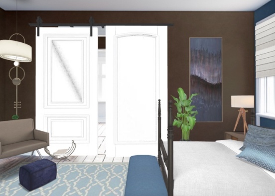 Transformed bedroom! Design Rendering