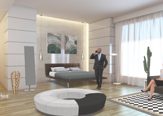 Luxury room  Design Rendering