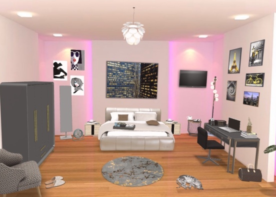 Teenager’s room  Design Rendering