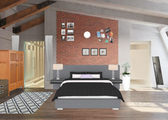 Adults Bedroom 🏠 Design Rendering