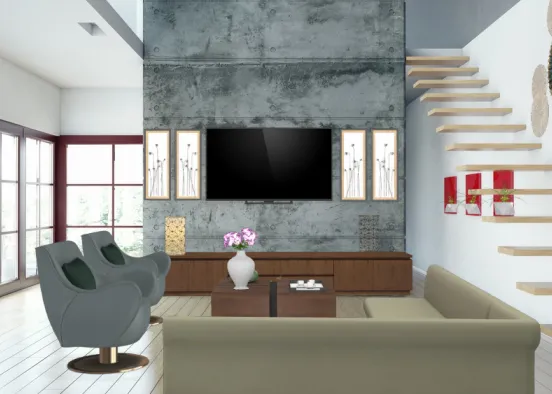 Sala de estar/sale de sejour ❤❤ Design Rendering