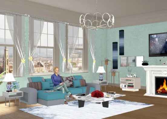 Living room for you 🤗❤️ Design Rendering