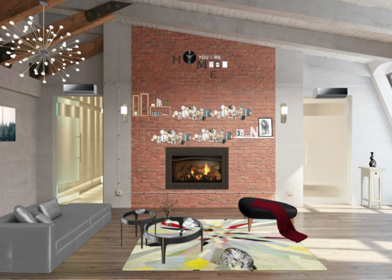 Our simple Livingroom Design Rendering