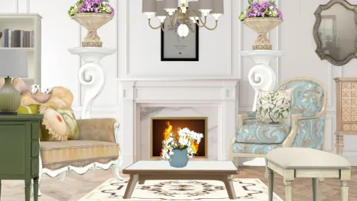 Pastel Living Room