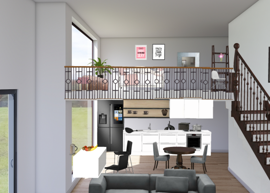 Small apartment  Design Rendering
