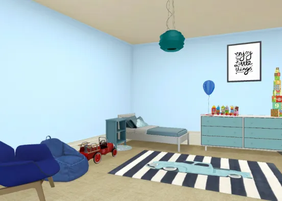 Toddler bedroom Design Rendering