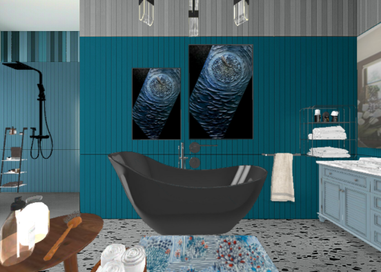 Bathroom elegant enjoyment 🚿🛁🛀 Design Rendering