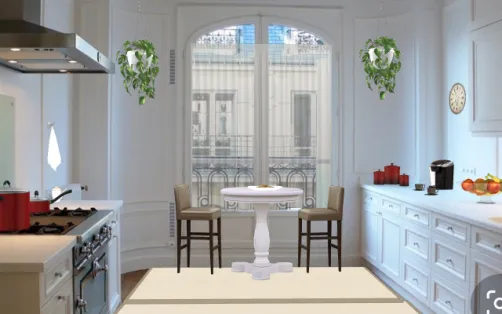 Small apartment kitchen
